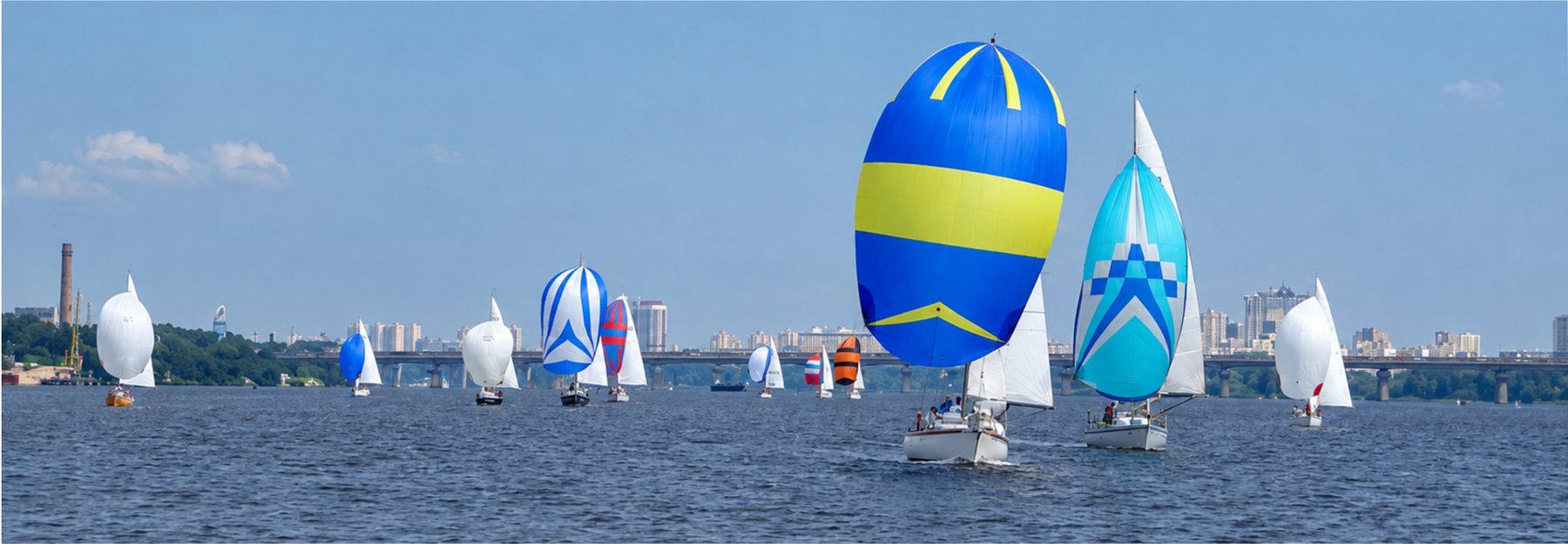 Фініш третьої гонки Чемпіонату України ORC 2021 року в Києві